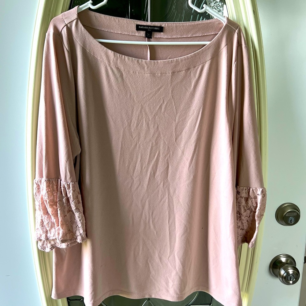 XL Banana Republic blush dress top